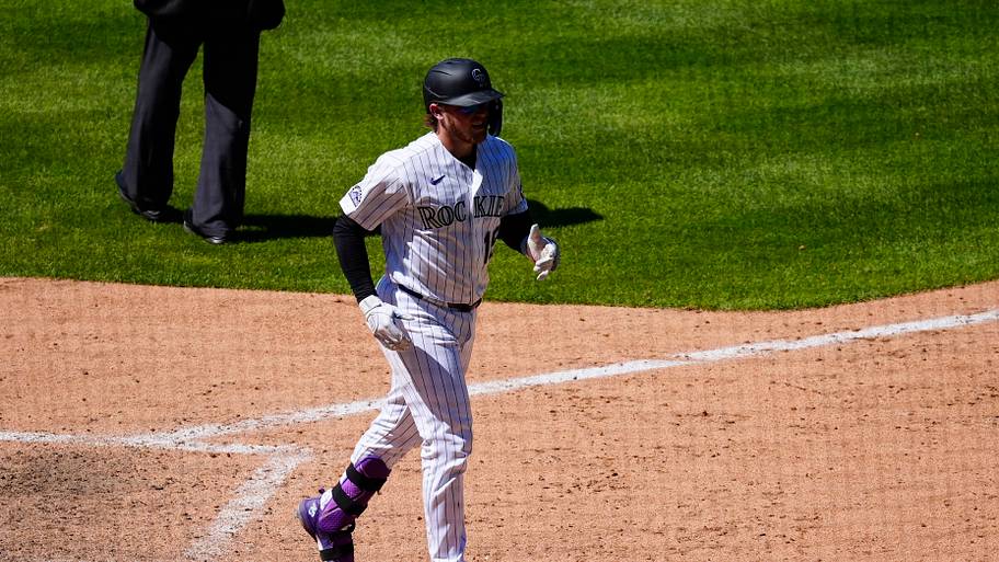 Colorado Rockies catcher Hunter Goodman.