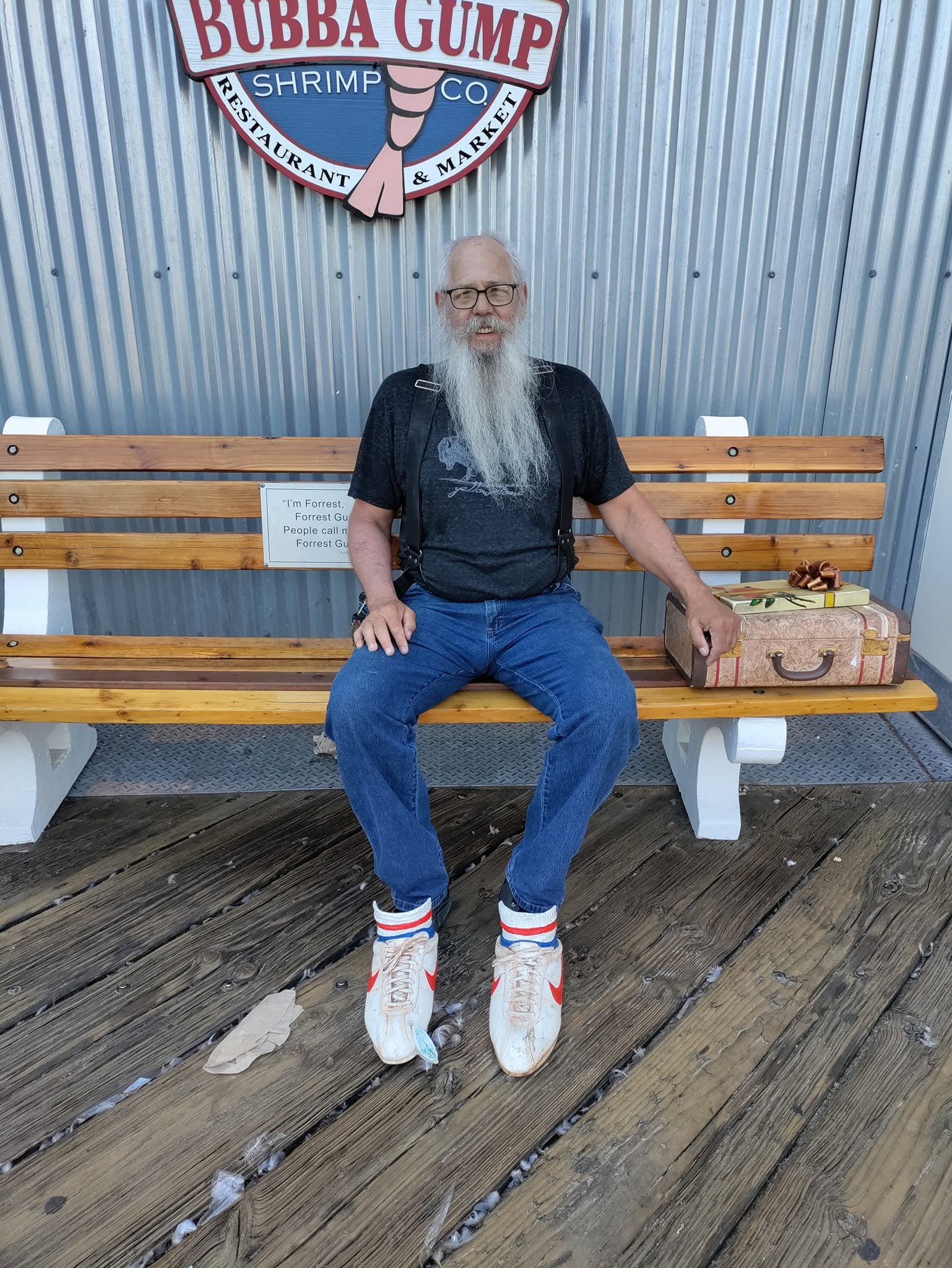 Pictured: Great-grandfather Carl McDaniel in Facebook photos