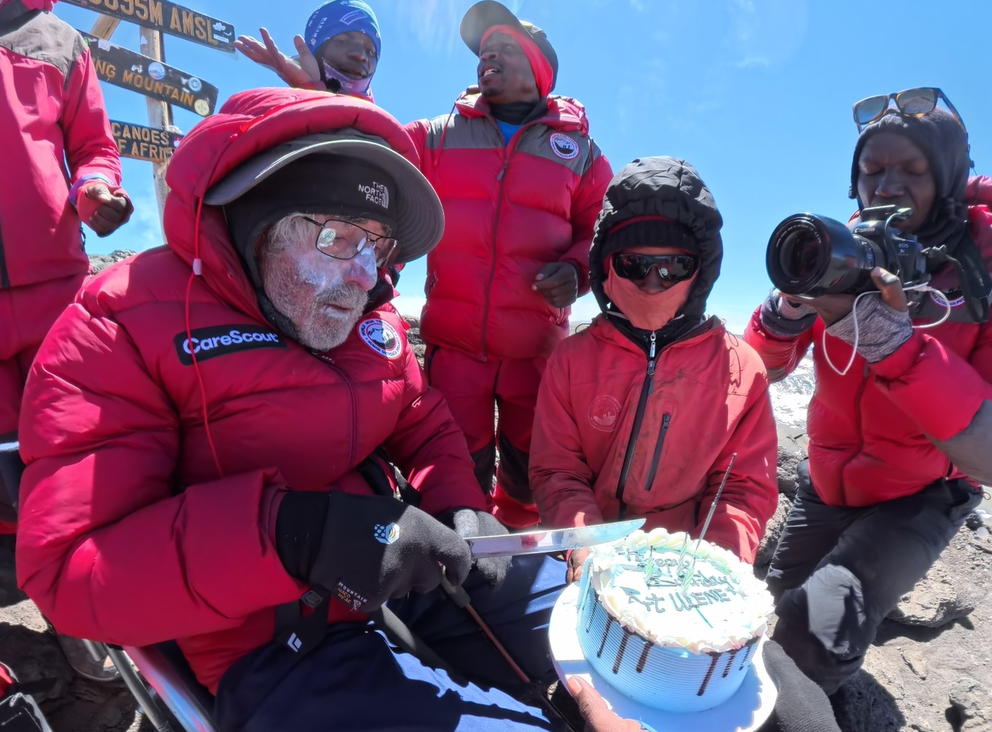 He climbed Kilimanjaro for his 90th birthday. What he wants everyone to know about aging