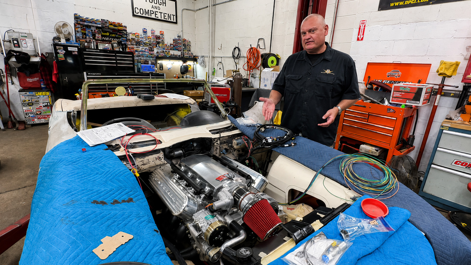 Classic Corvette gets a 525 HP LS3 heart transplant
