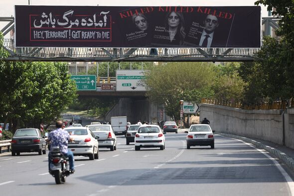 Bloodied corpses of Barron, Ivanka and Melania Trump shown in terrifying Iran billboard