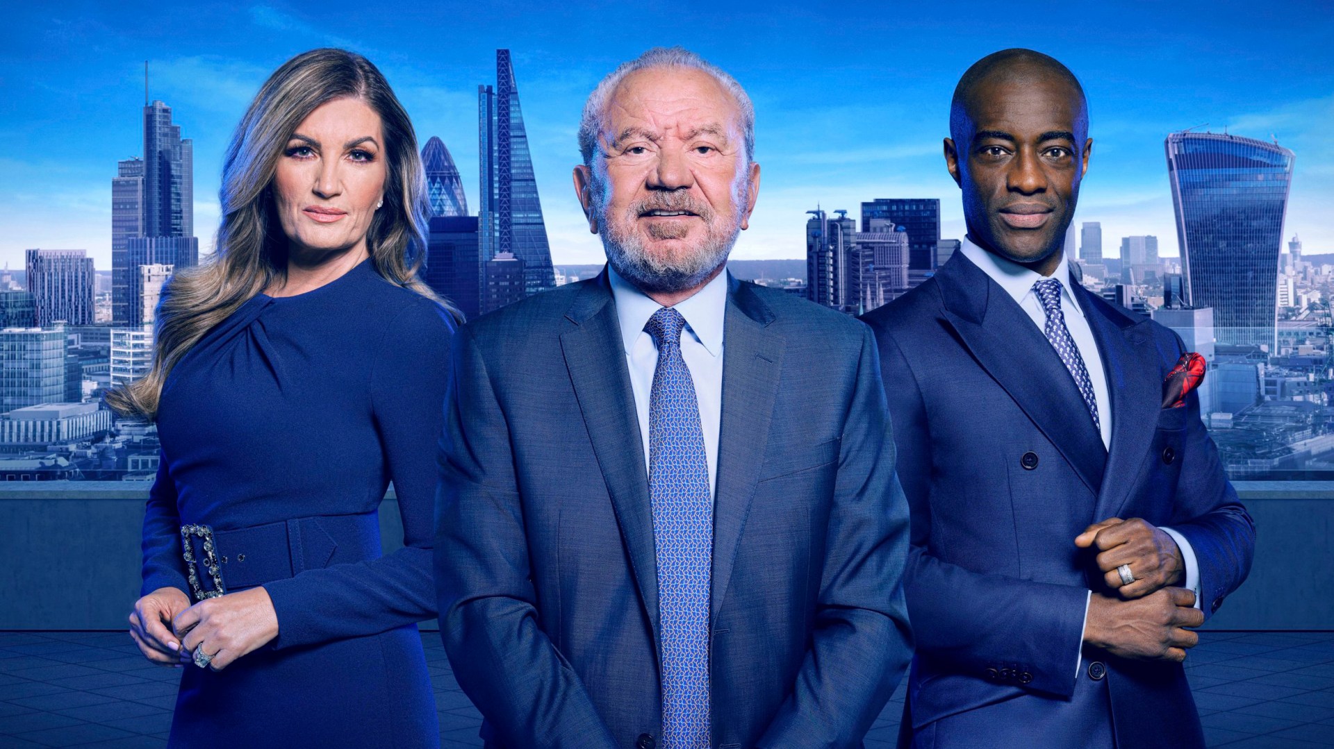 Baroness Karren Brady, Lord Alan Sugar and Tim Campbell on The Apprentice