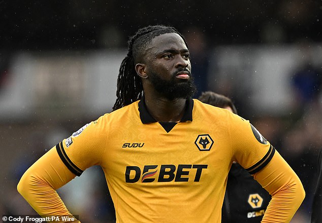 Wolves cancelled training after wantaway striker Tolu Arokodare refused to leave the pitch