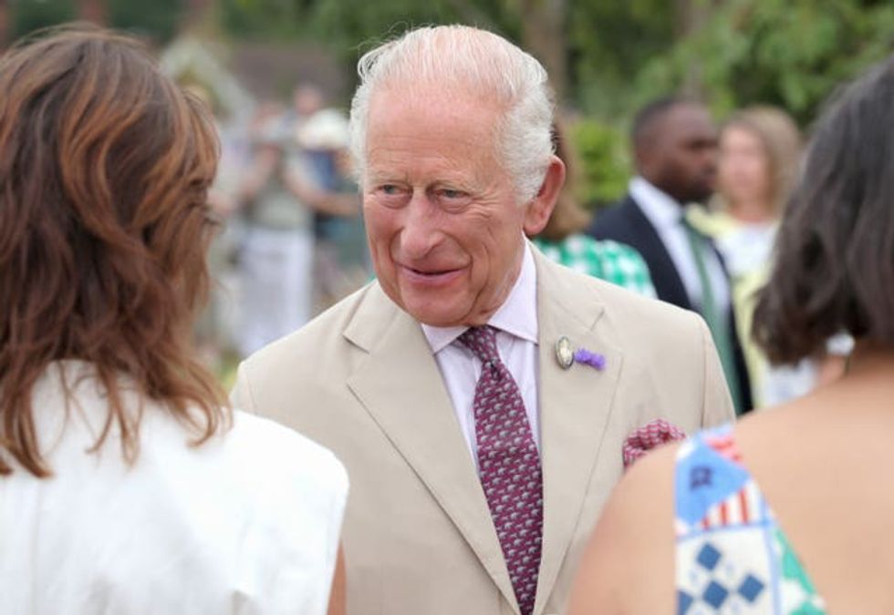 The King presented awards for The Best Exhibit in the Floral Marquee Award (Chris Jackson/PA) (PA Wire/PA Images - Chris Jackson)