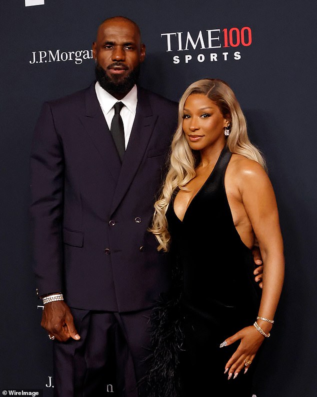 LeBron James and Savannah James attend the 2026 Time100 Sports Gala on July 16