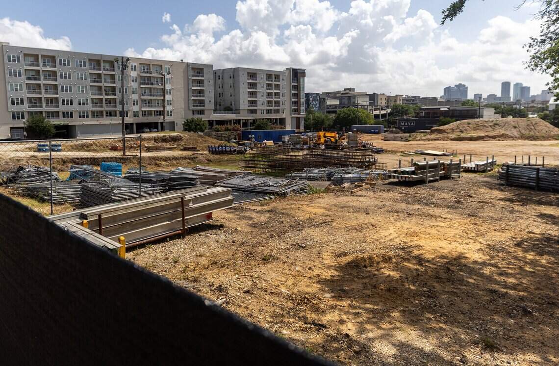 Grading and foundation work is underway at Goldenrod’s One University development.