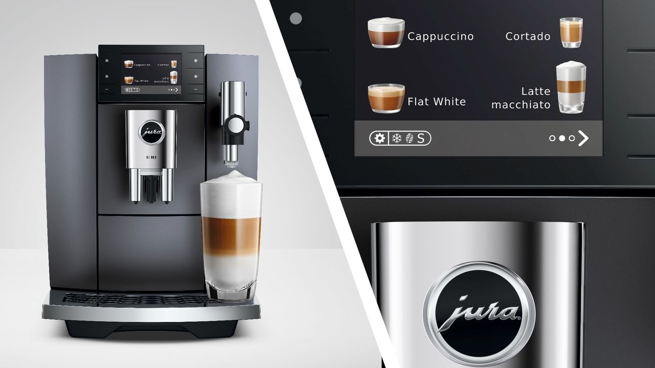 The new Jura J10 espresso machine is feature-packed but surprisingly slim