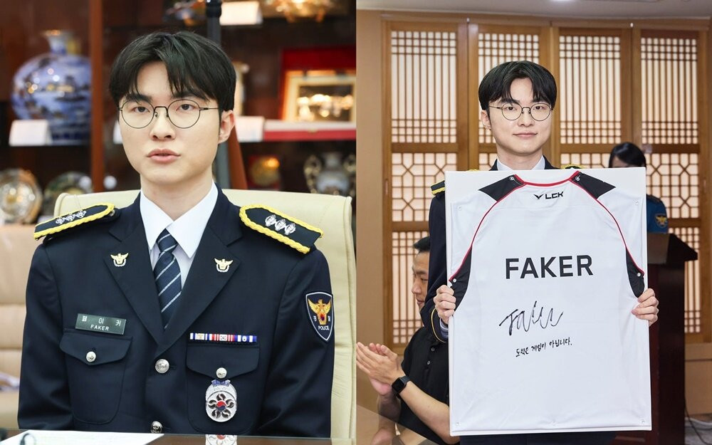 'Faker' named honorary police constable, leads campaign to eradicate youth cyber gambling