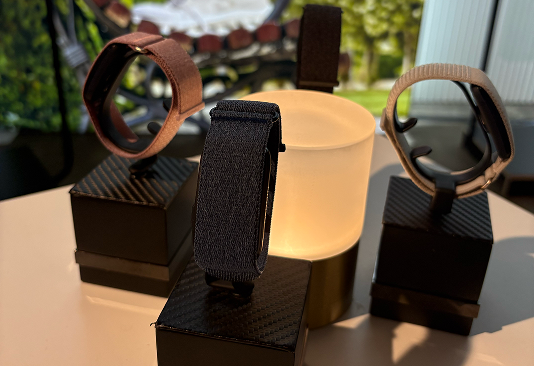 The cirqa has an adjustable Velcro band (Sabrina Sahota/The Independent)