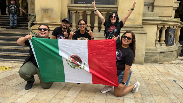 These fans travelled from Mexico to pay their respects on Ozzy Day