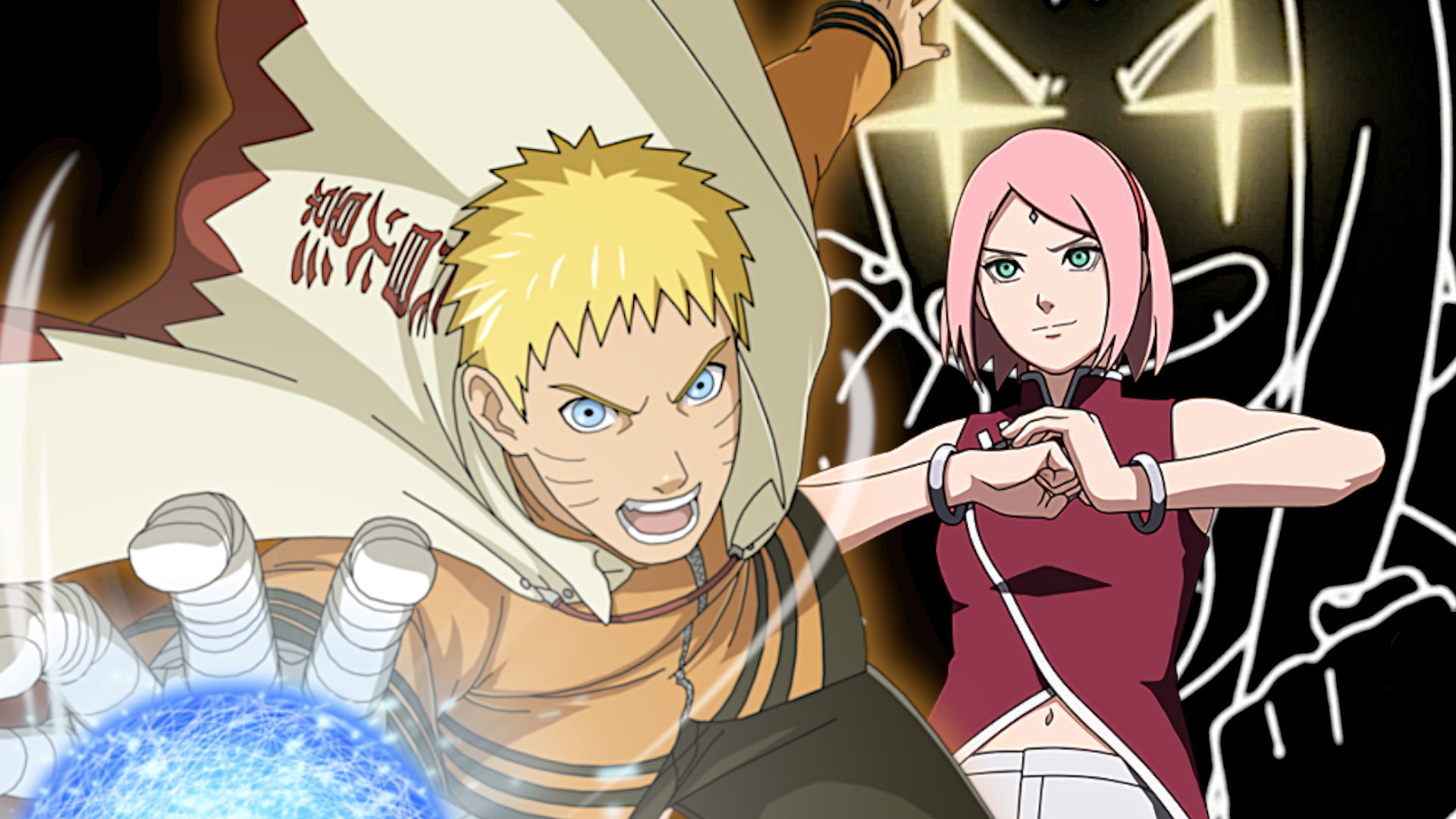 Naruto and Sakura in Boruto