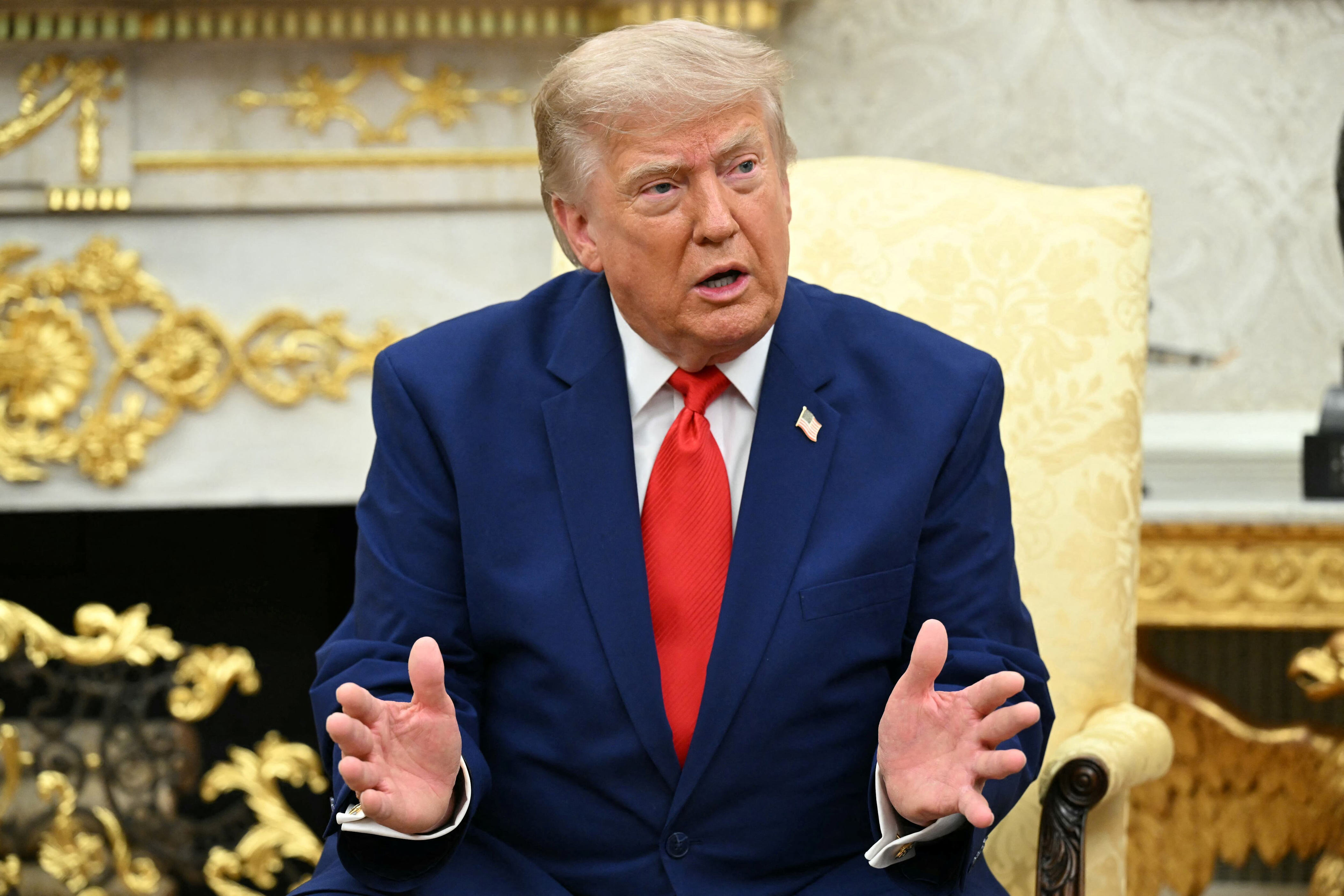 President Donald Trump claimed Iran