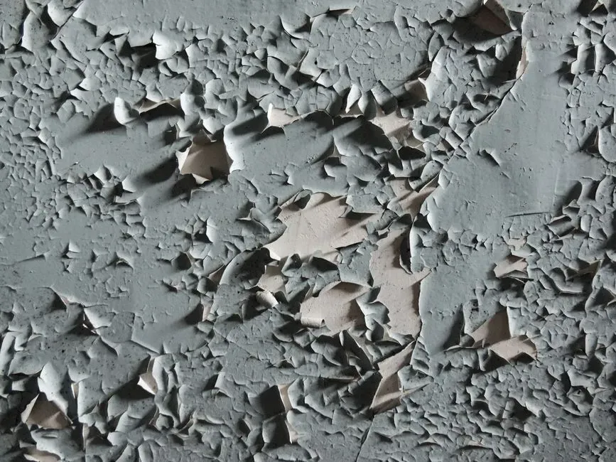4. Paint that keeps peeling in the same spot (Image Credits: Pexels)