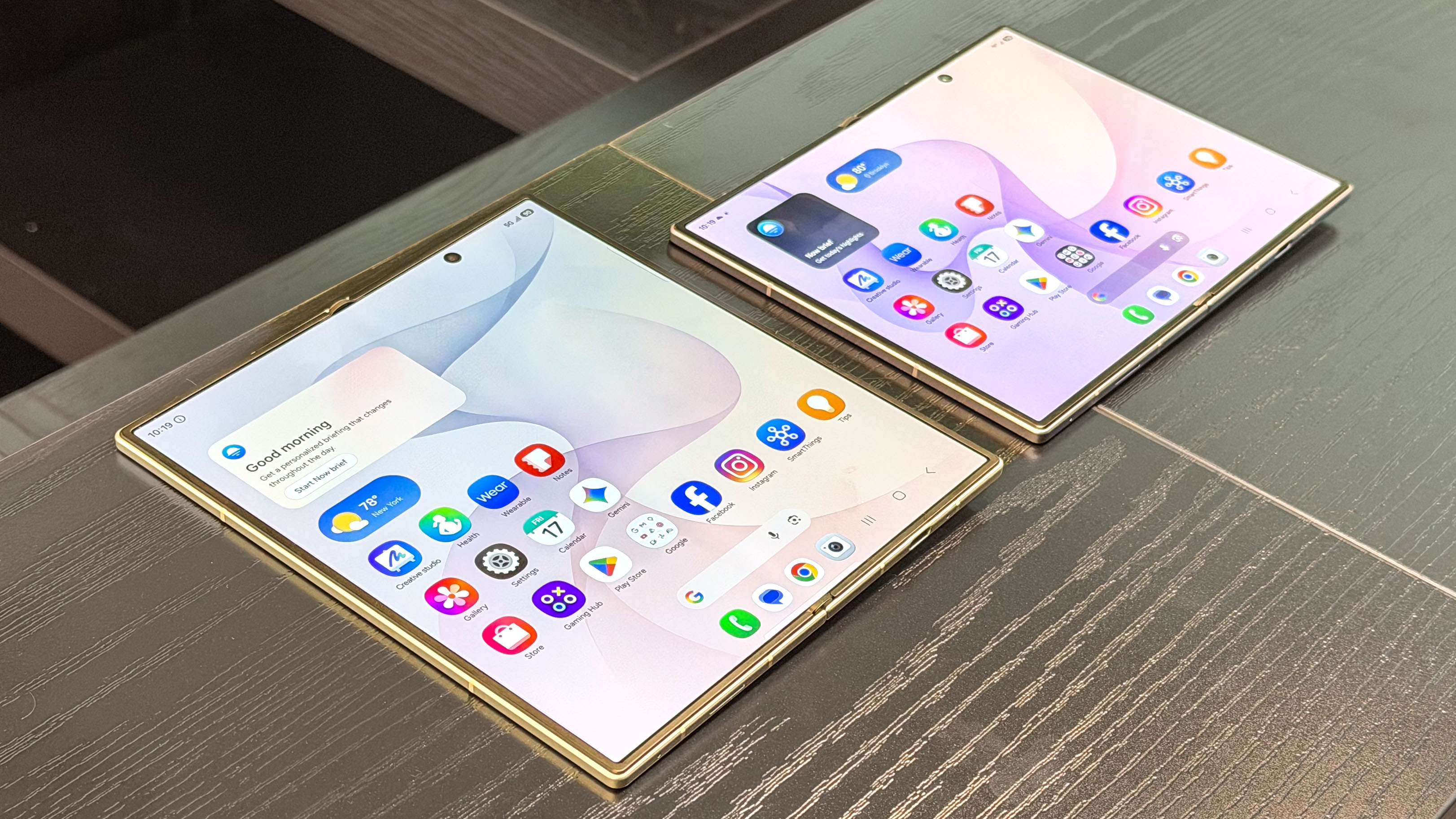 Galaxy Z Fold 8 shown in hand