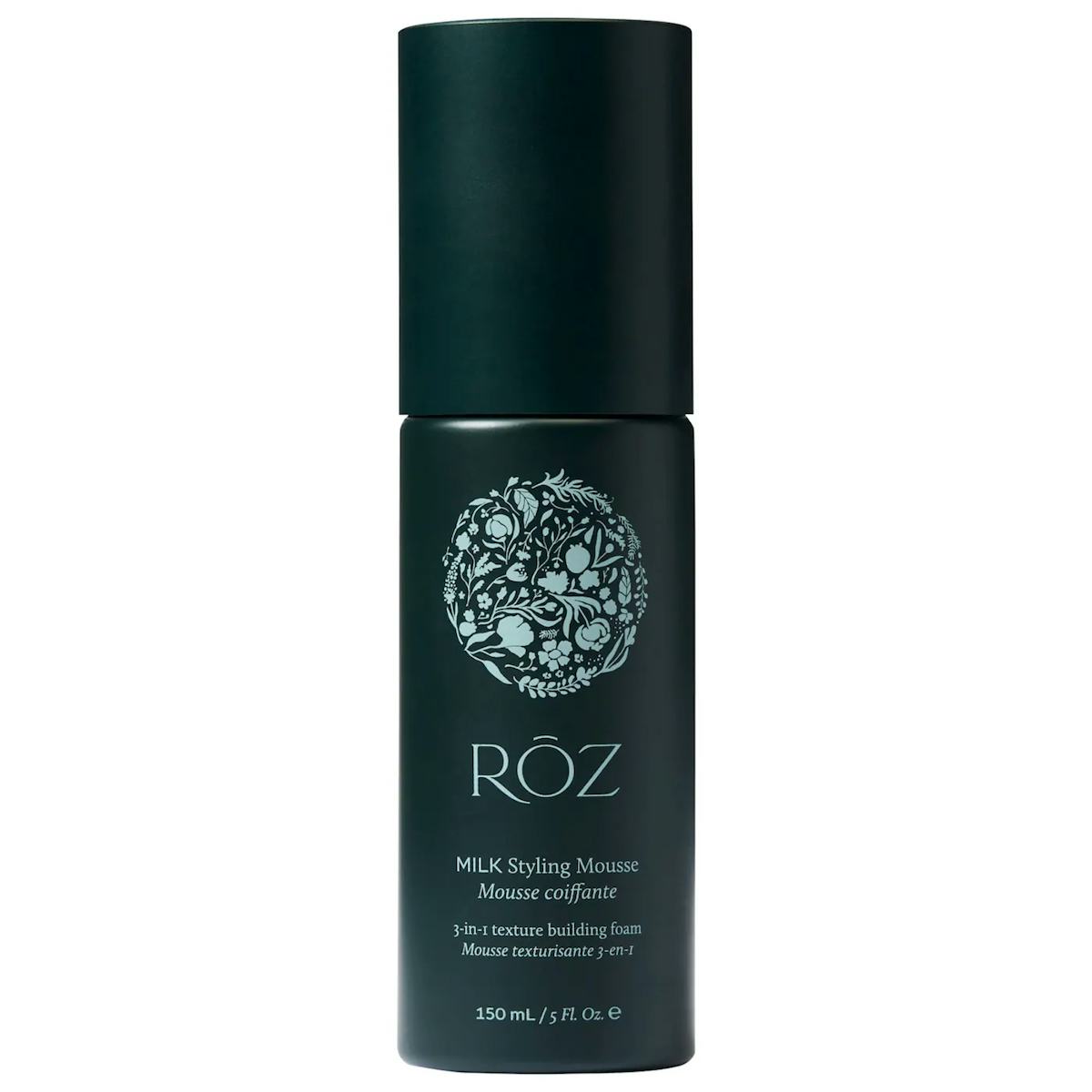 RŌZ Milk Styling Mousse Leaves Hair Crunch-Free, Voluminous, & Defined