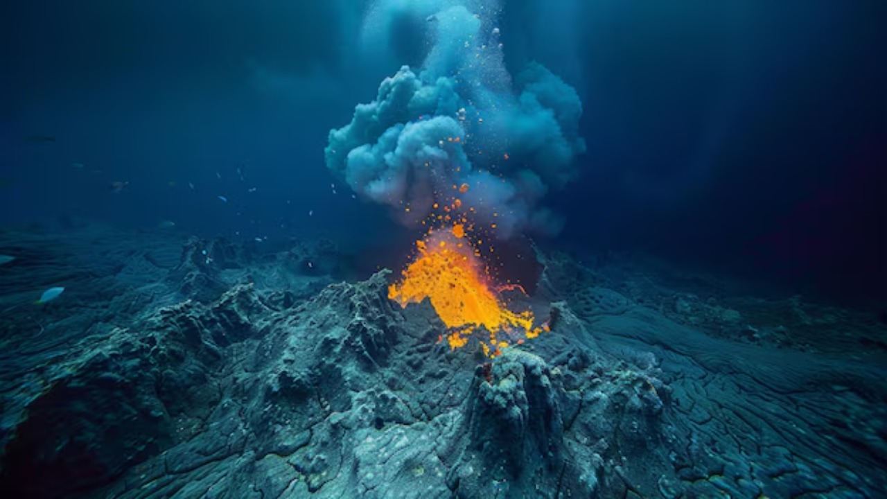 An active underwater volcano was found blanketed in up to a million giant eggs