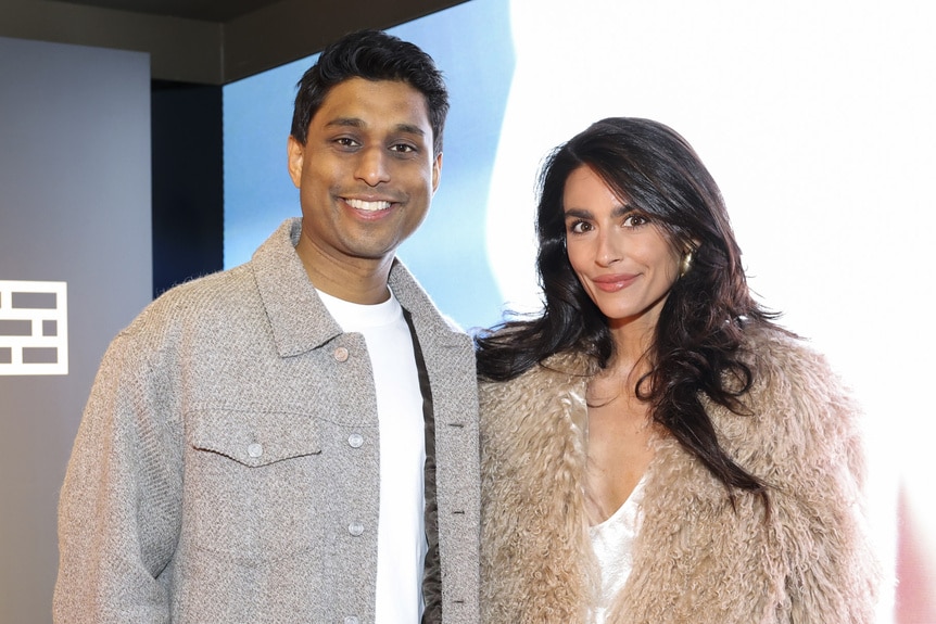 Ankur Jain and Erika Hammond at an event.