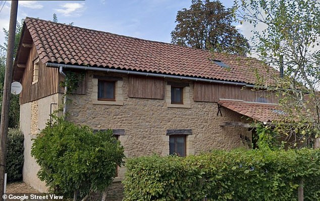 The 65-year-old was attacked at the property (pictured) in the village of Trémolat in Dordogne on April 29 last year
