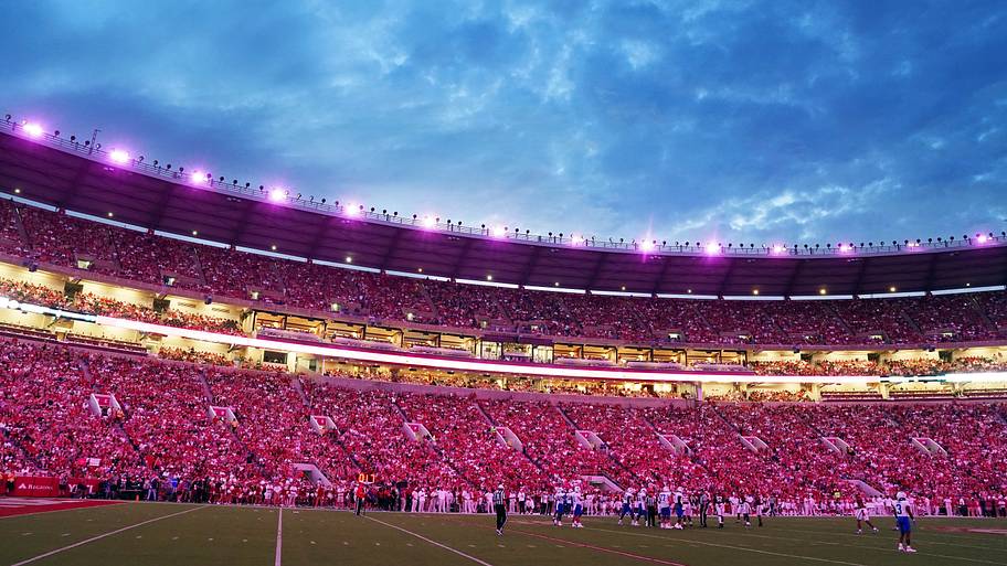 General view of the Alabama Crimson Tide game at Bryant-Denny Stadium