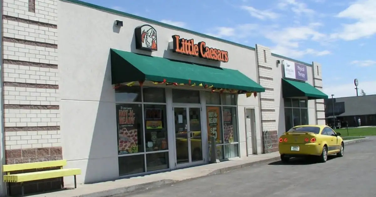 A woman opened her Little Caesars pizza at home. But she then realized she’s not the only one eating it