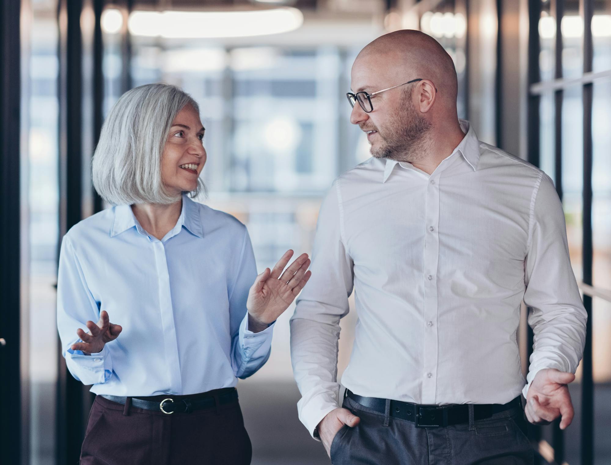 Women’s shirts often have the buttons on the wearer’s left and the buttonholes on the wearer’s right. For men, it’s reversed.