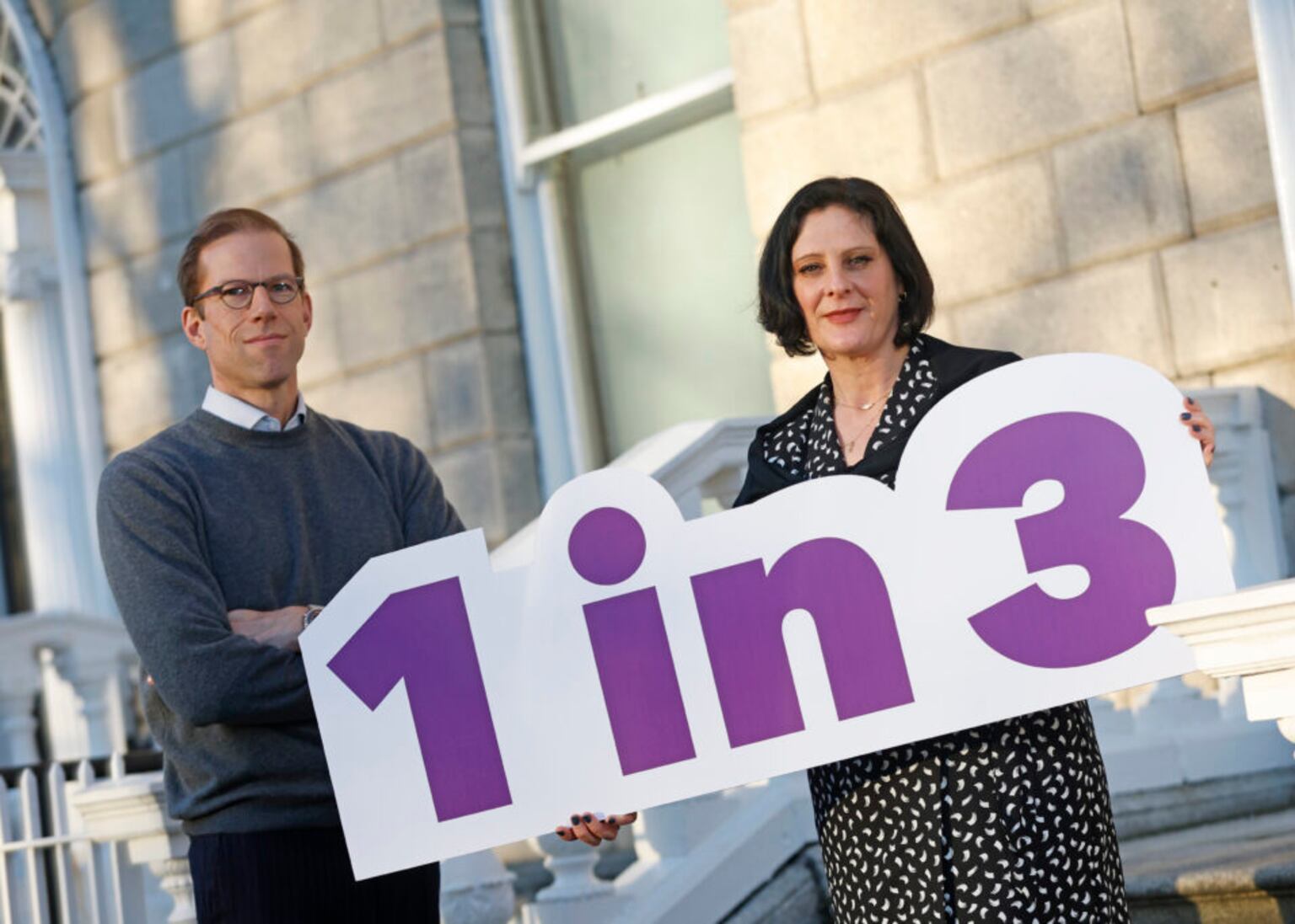 Allianz Ireland CEO Phillip Gronemeyer and Sarah Benson, CEO of Women’s Aid, launch the new three-year phase of their partnership in January 2025 - it will now come to an early finish at the end of this year.