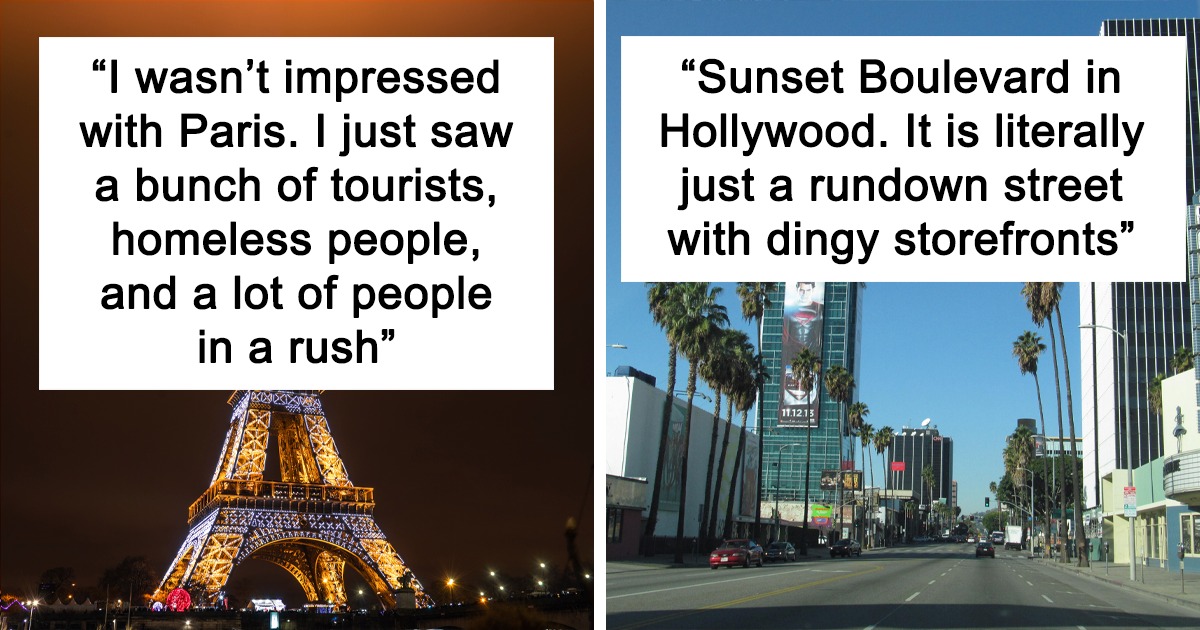 45 disappointed tourists share travel destinations that aren’t worth the hype