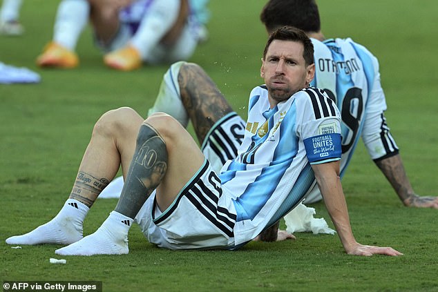 Lionel Messi's popularity among the British public has plummeted after the World Cup