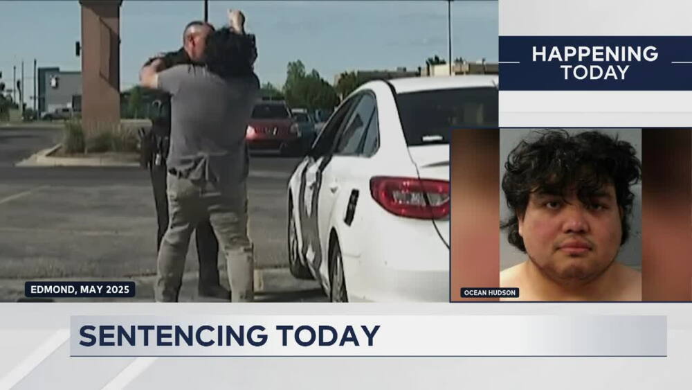 Man accused of ambushing Edmond officer in 2025 set for sentencing