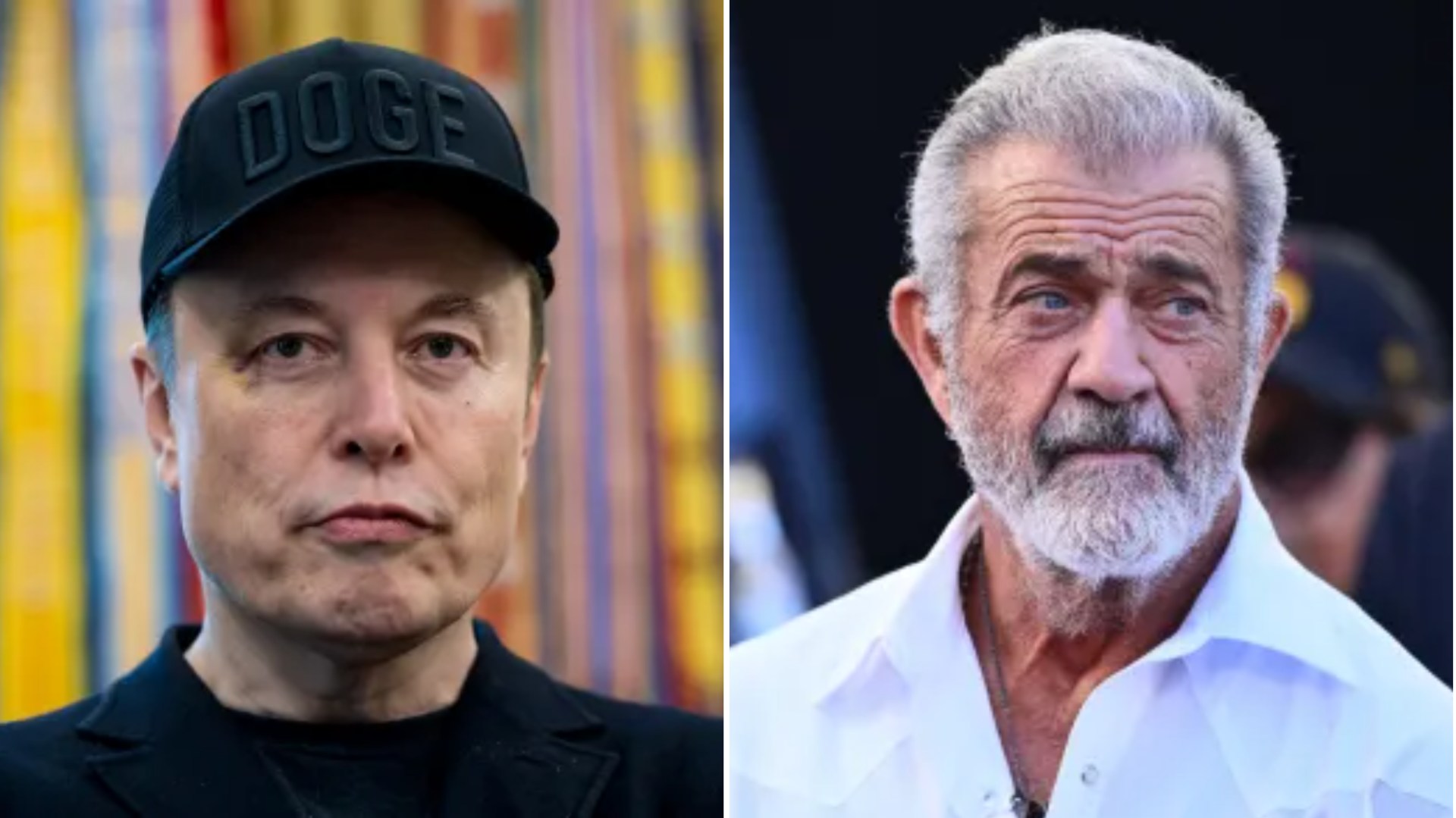Elon Musk and Mel Gibson