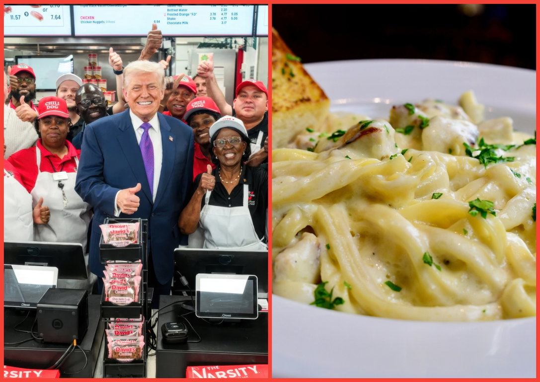 Bad lettuce & racist pasta: Tr*mp’s fast food obsession is reheating an even bigger cover-up