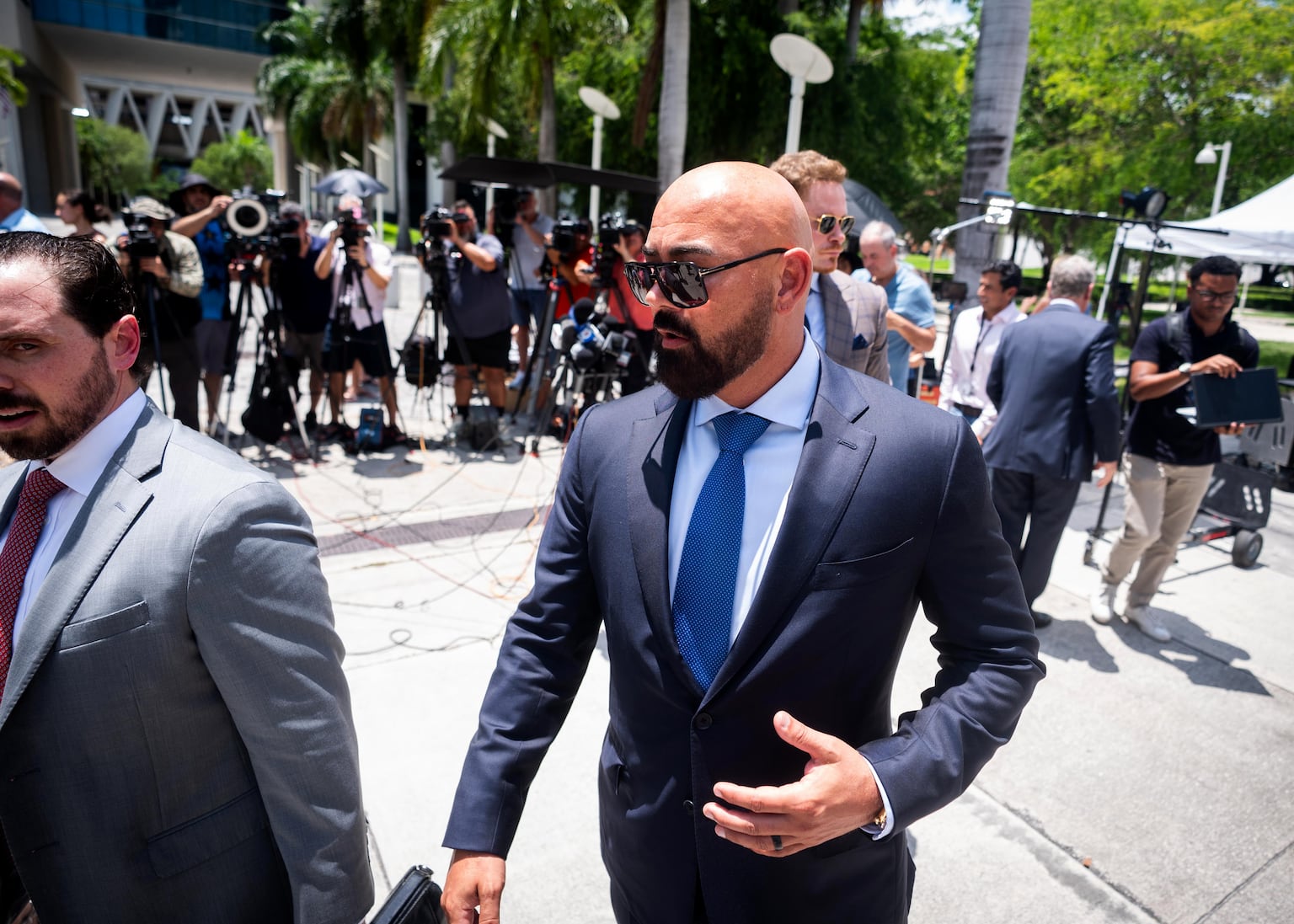 Lawyer Joe McBride (right) is fighting the extradition of his clients to the UK