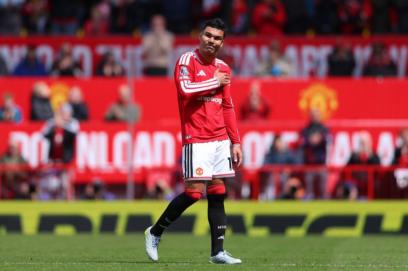 Casemiro most recently spent four seasons with Manchester United