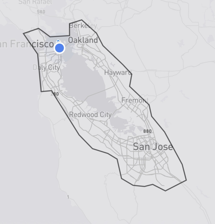 Tesla Robotaxi service now goes to SFO