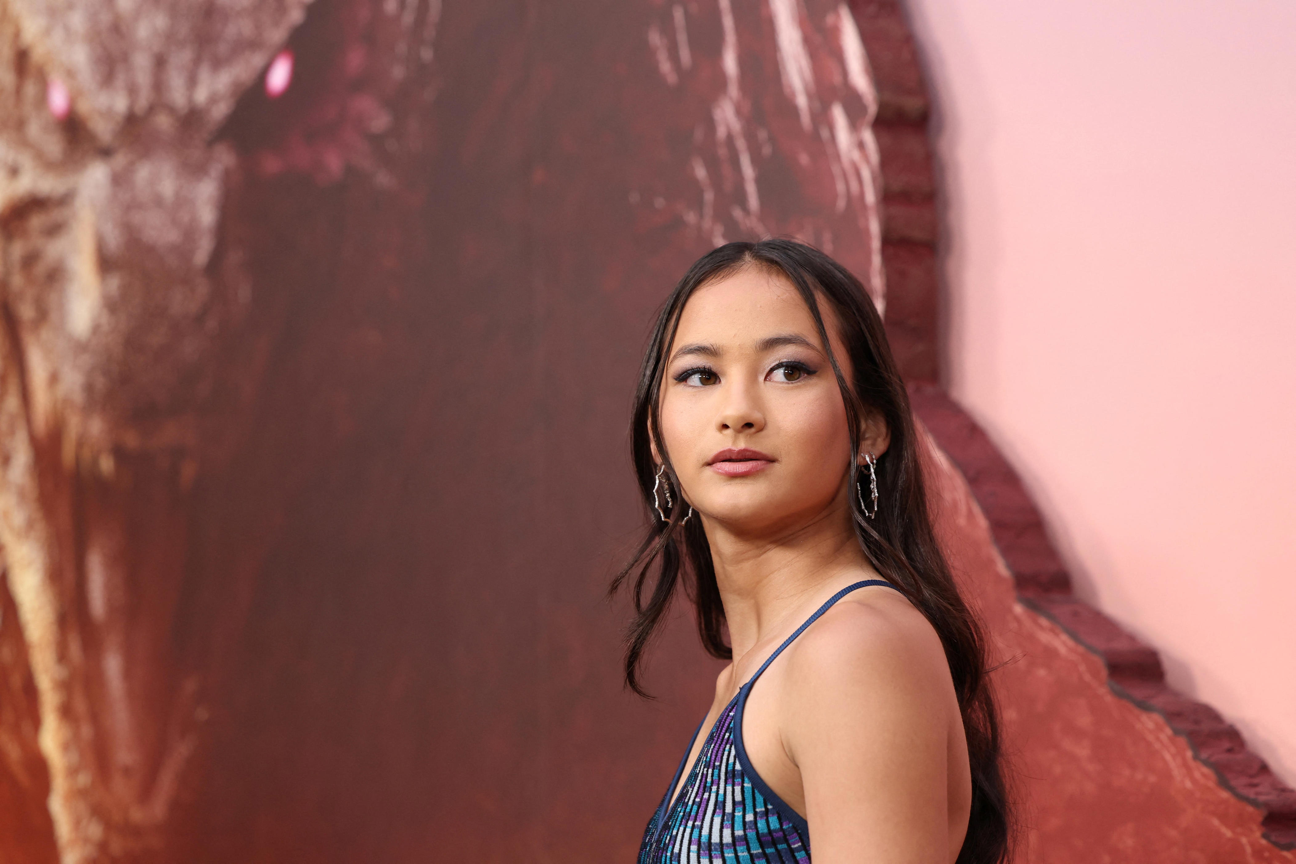 Kaylee Hottle attends the world premiere of 