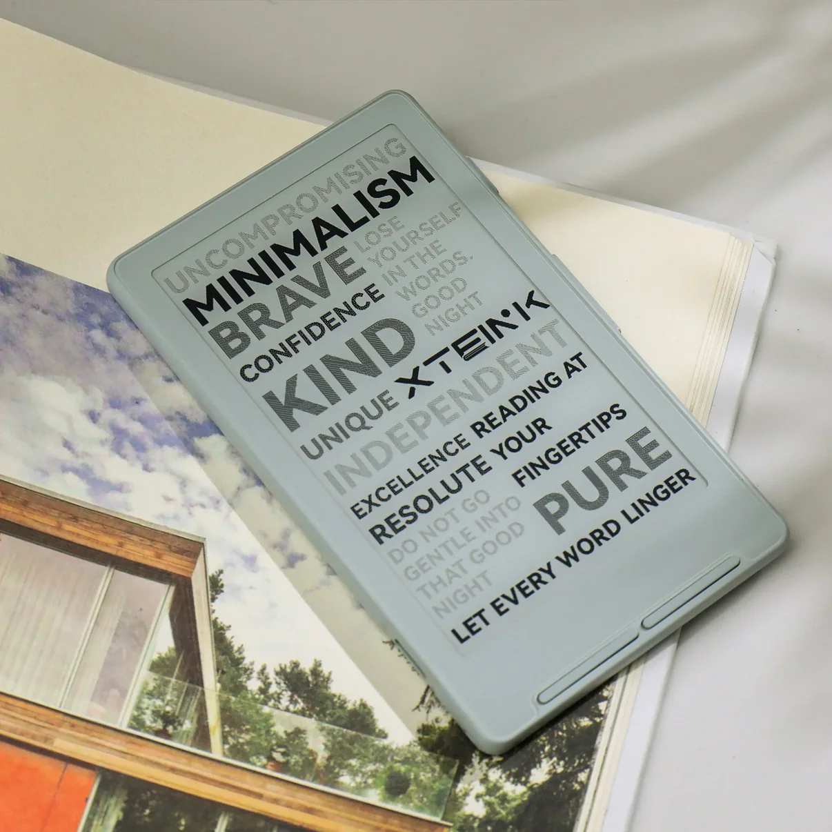 The Xteink X4 in a promotional photo