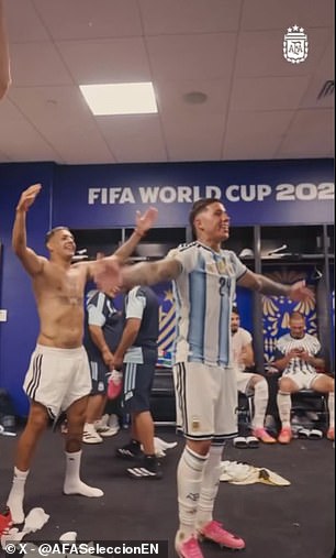Argentina have not faced punishment after singing a popular fan chant which references the Falkland Islands