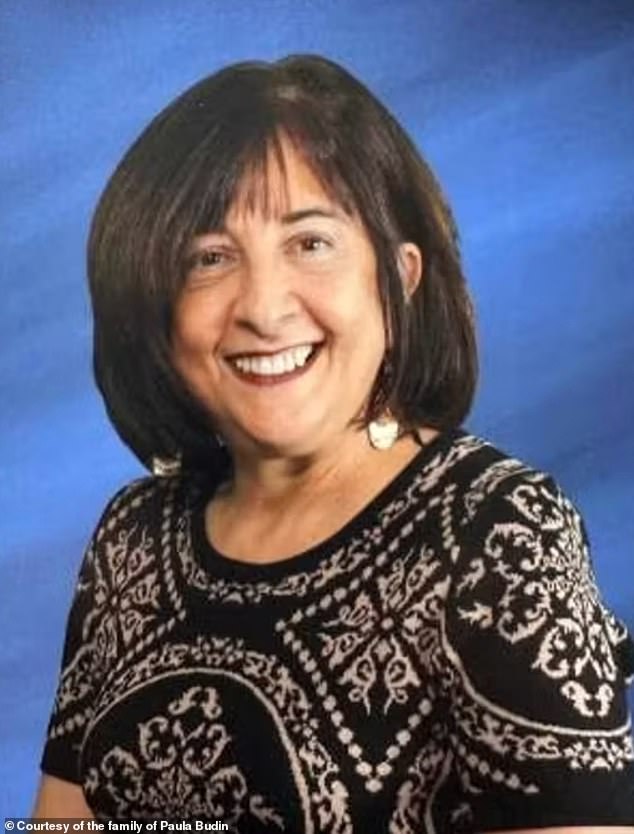 Paula Budin, a retired elementary school teacher, died in 2024 after she was allegedly struck by a pole while walking