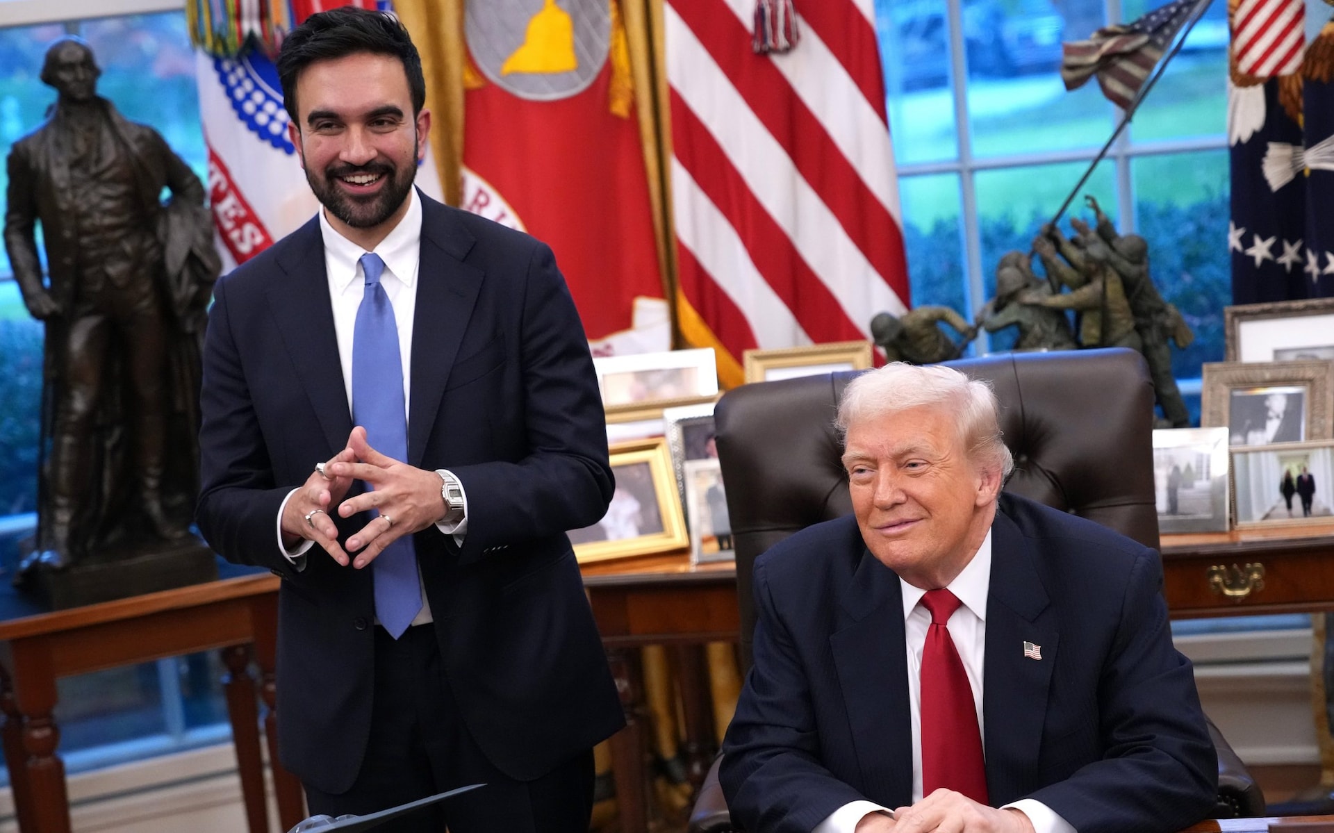 Mamdani blushes when asked about Trump’s ‘handsome’ compliments