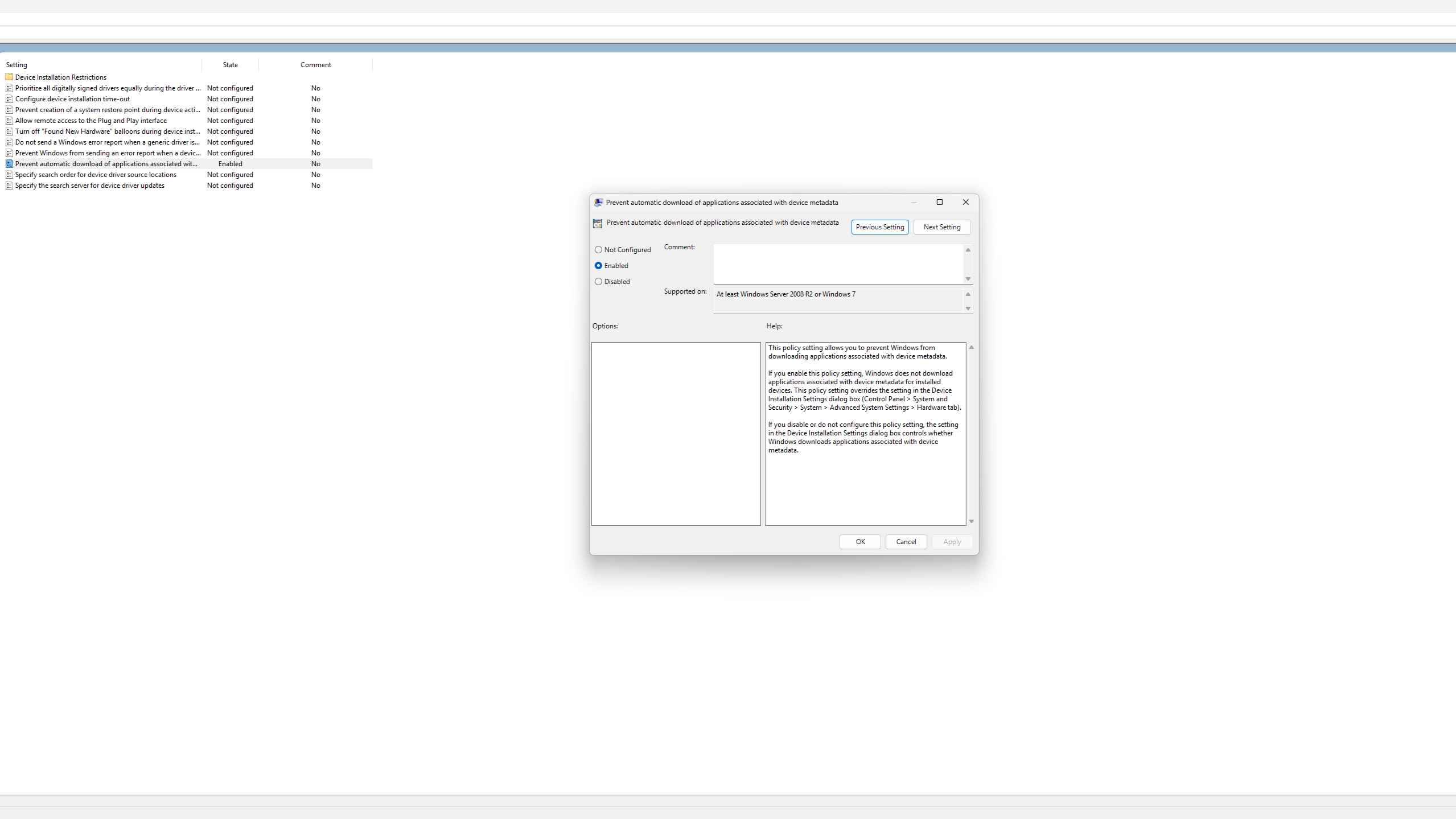 Windows 11 Group Policy Editor