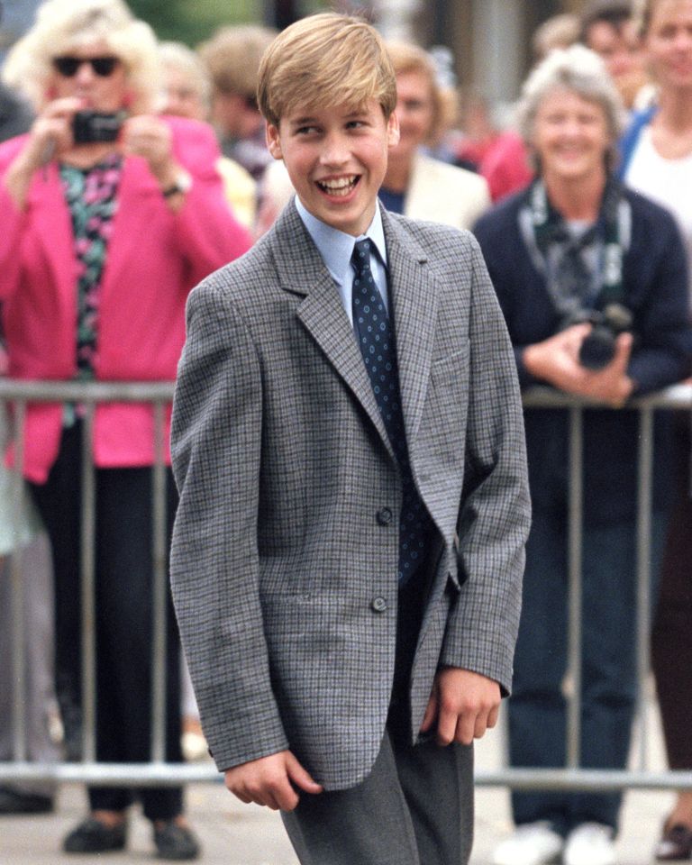 Prince William Meets With His New Housemaster Dr. Andrew Gailey At Eton College
