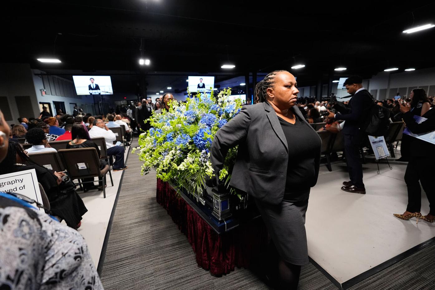 Family And Supporters Gather For Nolan Wells’ Funeral