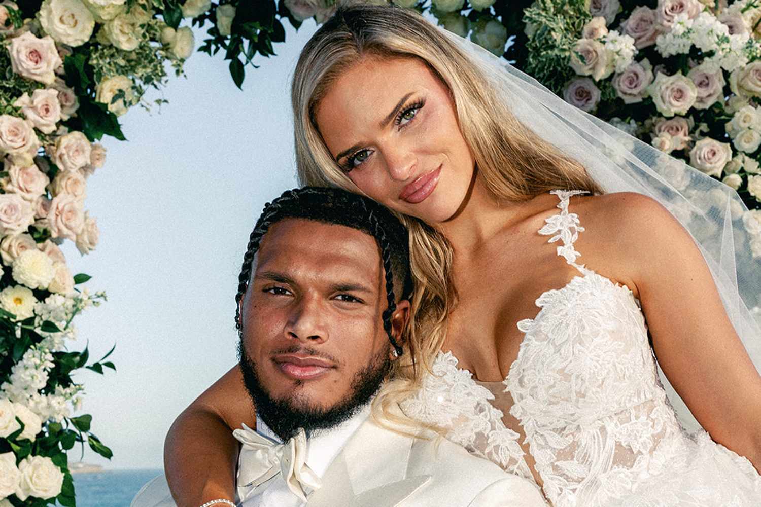 ‘Too Hot to Handle’s Hannah Brooke Sanders marries NFL player Jermaine Johnson II in ‘Timeless’ coastal wedding