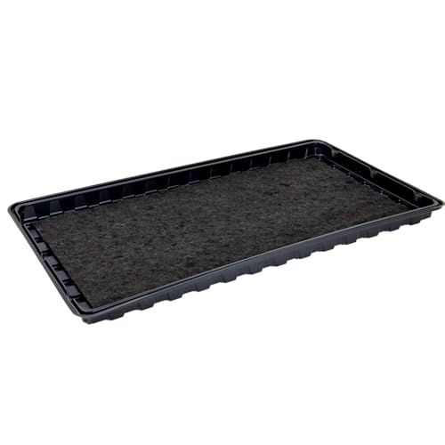 Watering Tray 2pk, 30 Cm (w) X 52.4 Cm (l) X 4 Cm (h), Black