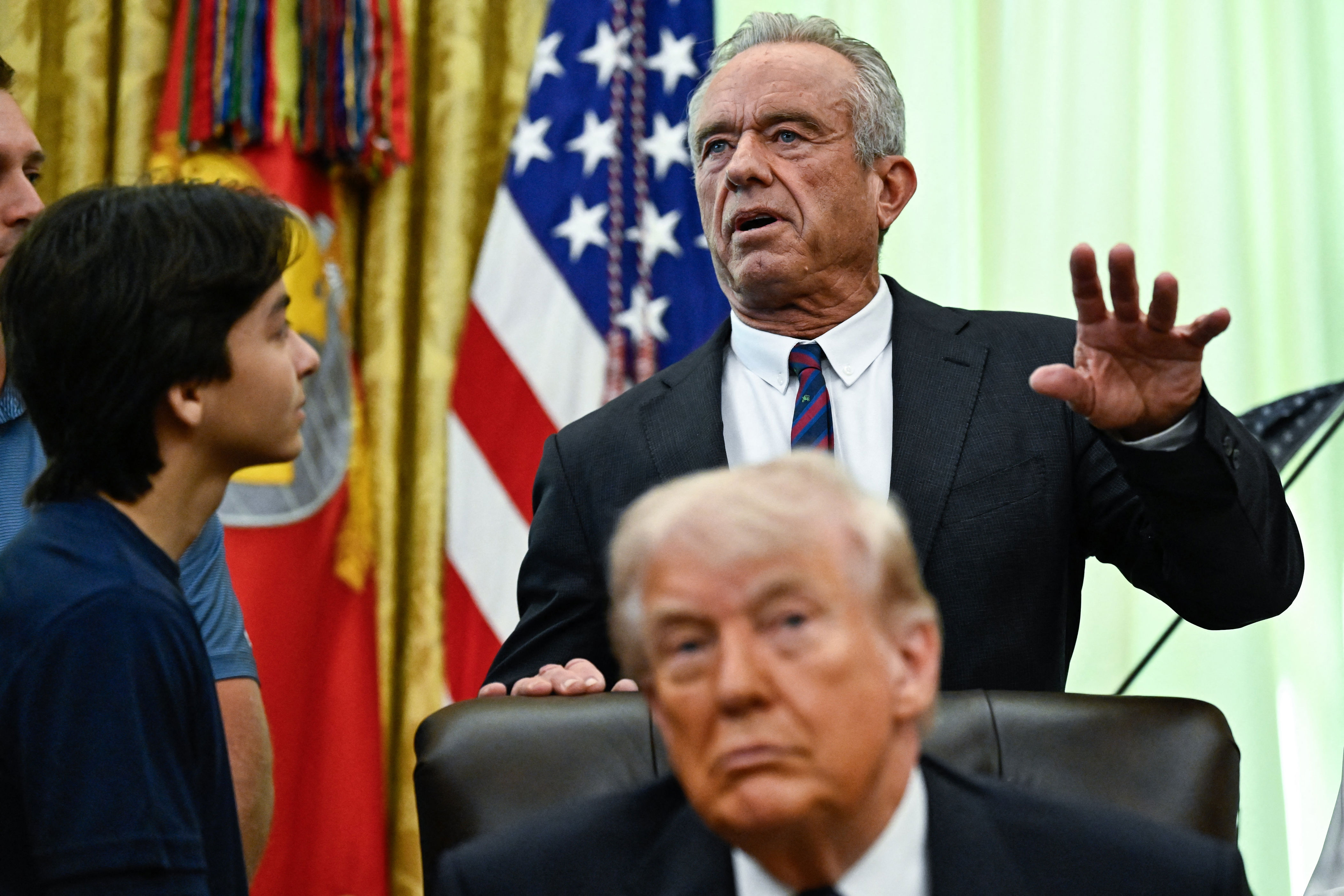 The Trump administration called the Teen Pregnancy Prevention Program ‘radical indoctrination’ before mass canceling millions of dollars in grants to groups that provide comprehensive reproductive health education to young people (AFP/Getty)