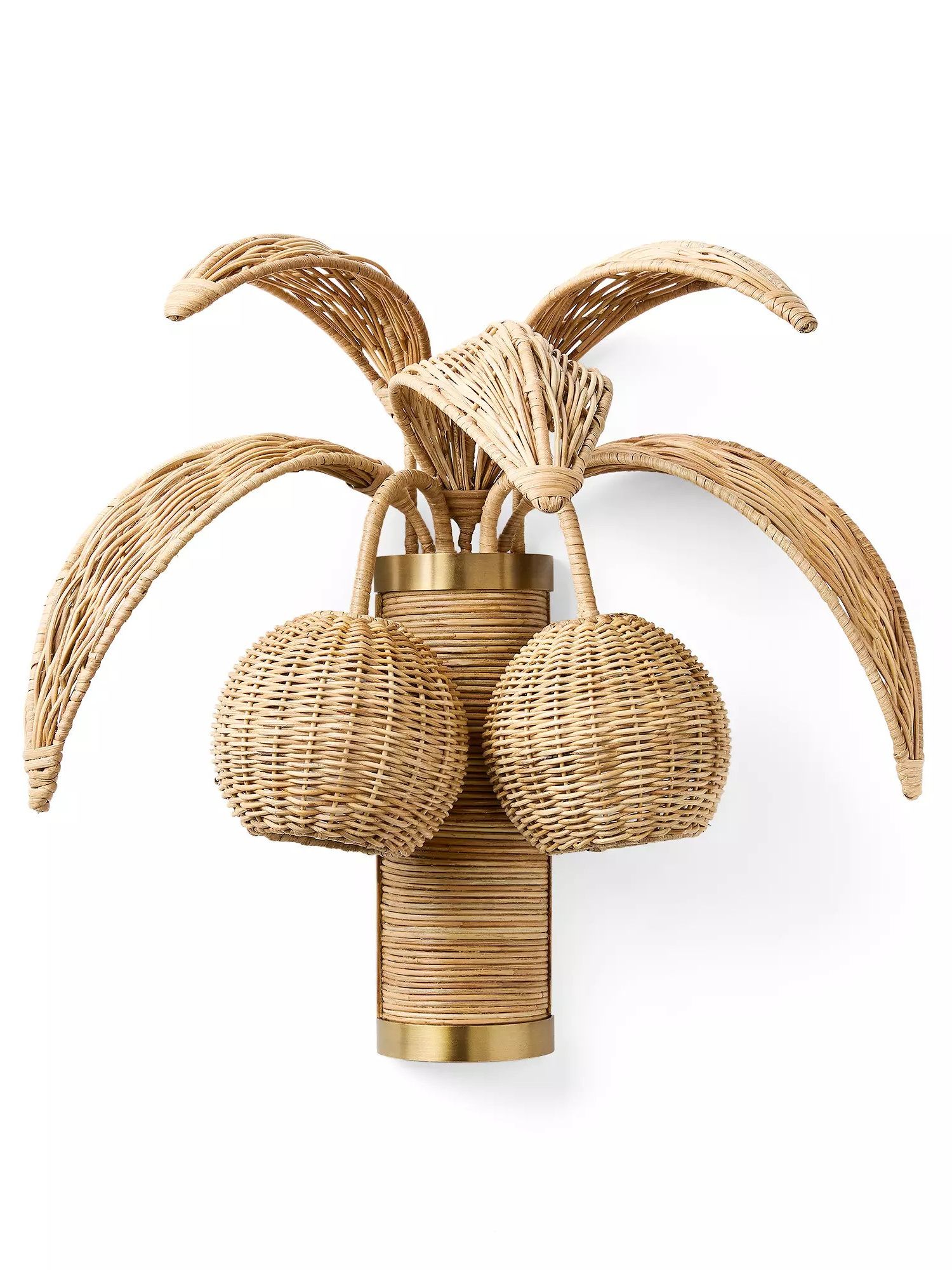 Serena & Lily, Breakers Rattan Sconce