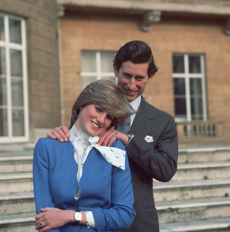 Diana Spencer married Prince Charles, now King Charles III, in a highly publicized wedding in 1981. / Hulton-Deutsch Collection / Corbis