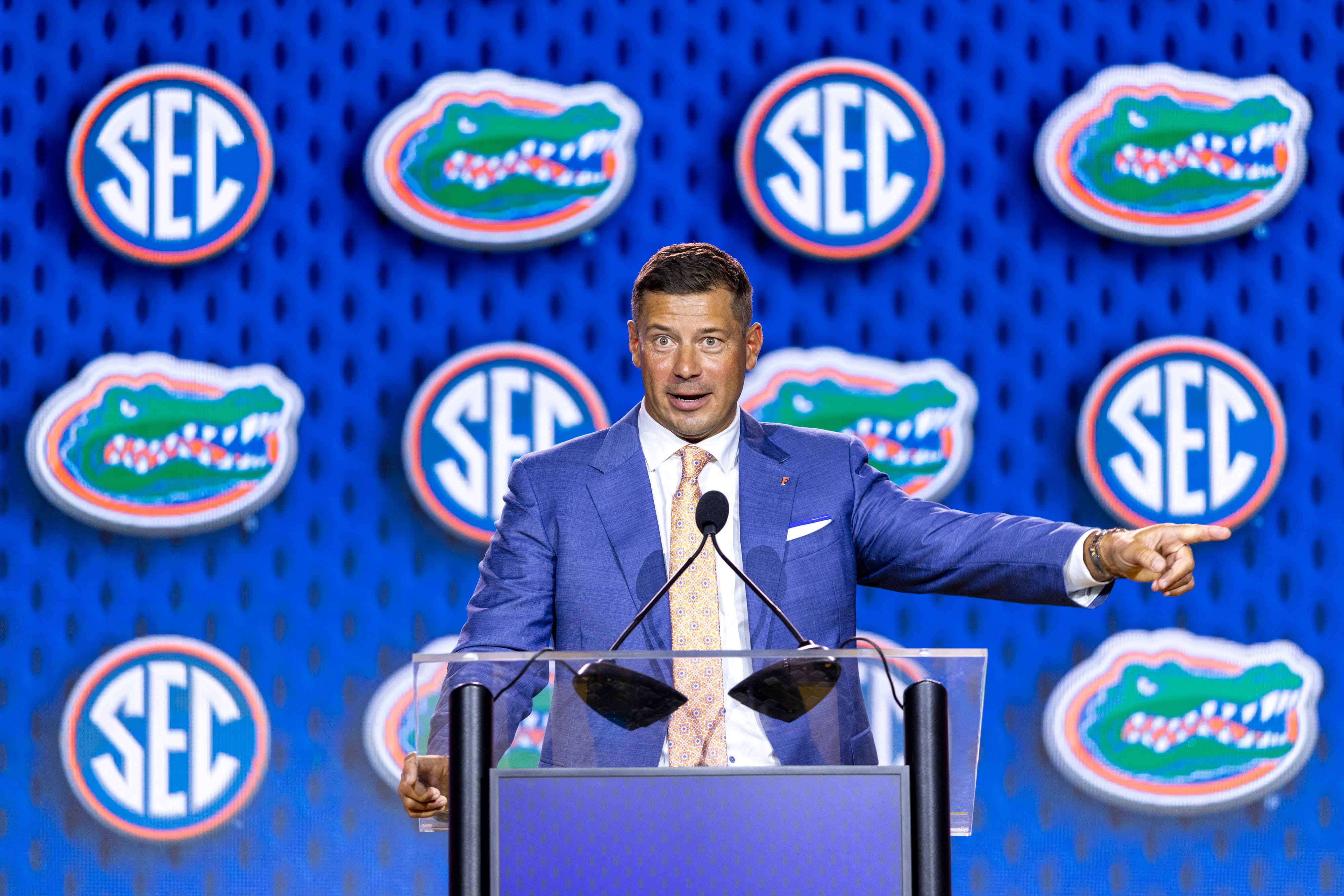 Key quotes from Jon Sumrall at Florida's SEC football media day