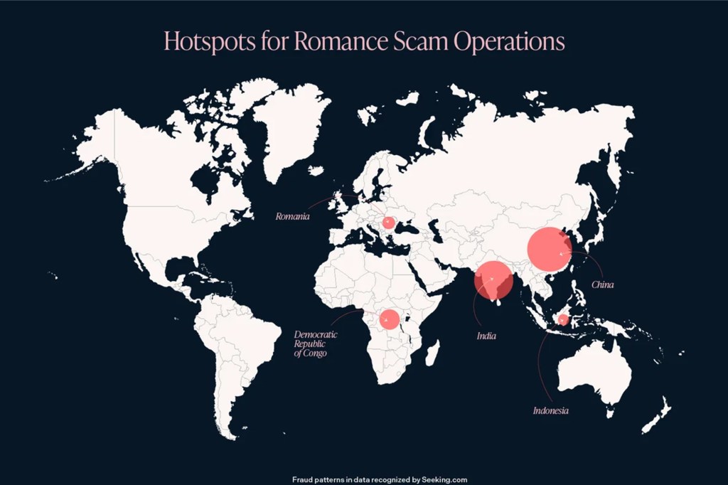 Swipe left on scammers: Seeking.com exposes images of real-life dating app frauds