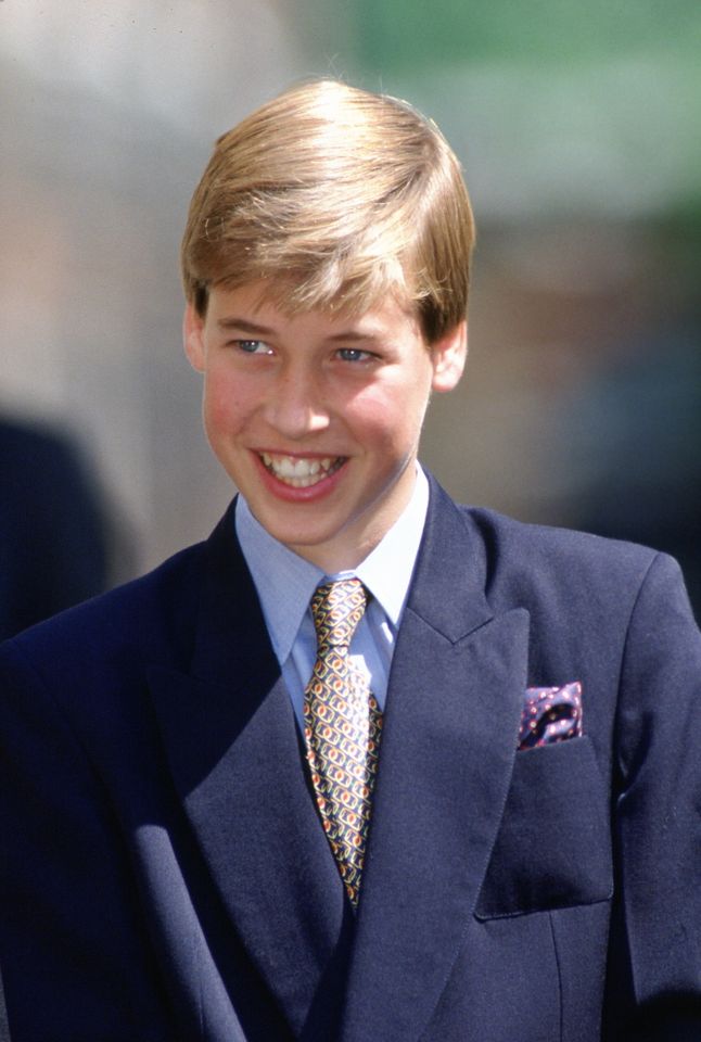 Prince William in 1995, the year he turned 13.